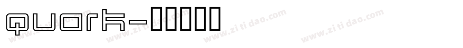 Quark字体转换