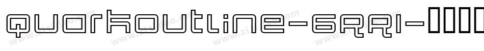 QuarkOutline-6RR1字体转换