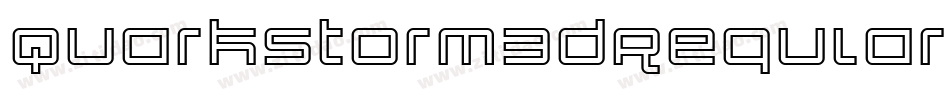 QuarkStorm3DRegular-xE7K字体转换