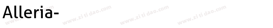 Alleria字体转换