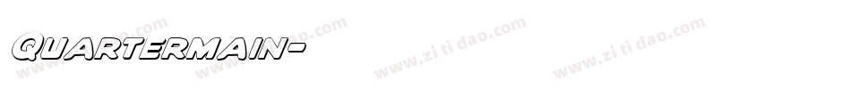 Quartermain字体转换