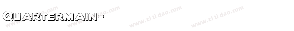 Quartermain字体转换