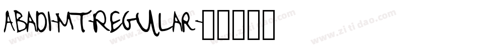 Abadi-MT-Regular字体转换