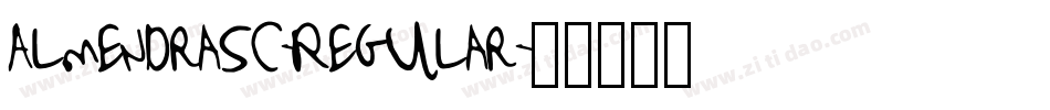 AlmendraSC-Regular字体转换