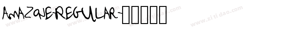 Amazone-Regular字体转换