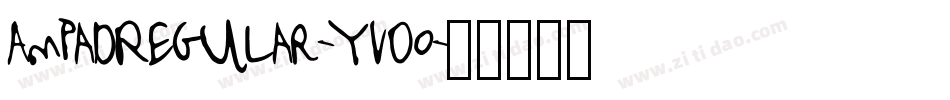 AmpadRegular-Yv0o字体转换