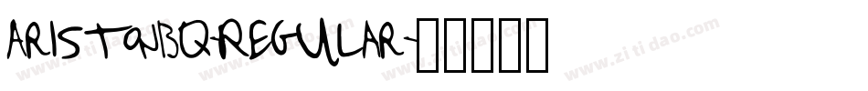 AristonBQ-Regular字体转换