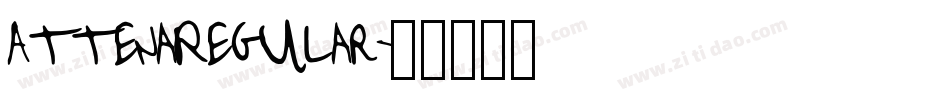 AttenaRegular字体转换