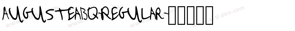 AugusteaBQ-Regular字体转换