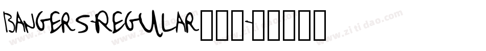 Bangers-Regular转换器字体转换