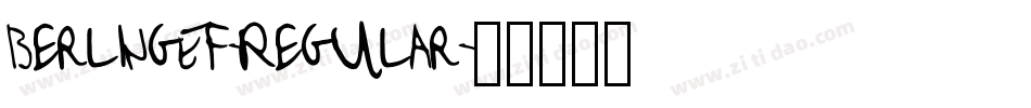 BerlingEF-Regular字体转换