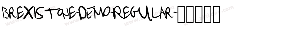BrexiStone-DEMO-Regular字体转换