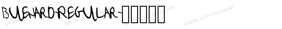Buenard-Regular字体转换