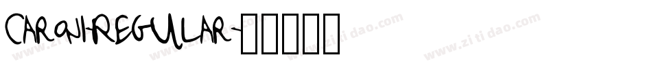 Caroni-Regular字体转换