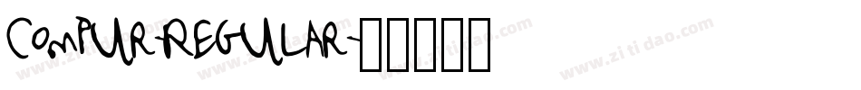 Compur-Regular字体转换