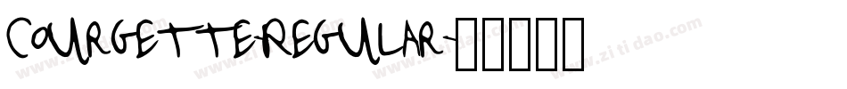 Courgette-Regular字体转换 Courgette-Regular字体转换