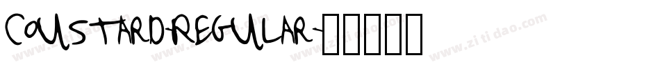 Coustard-Regular字体转换
