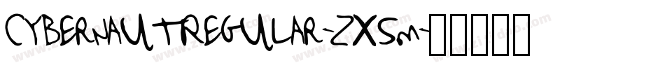 CybernautRegular-Zx5m字体转换
