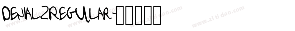 Denial2Regular字体转换