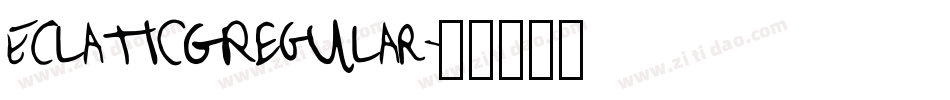 EclatICGRegular字体转换