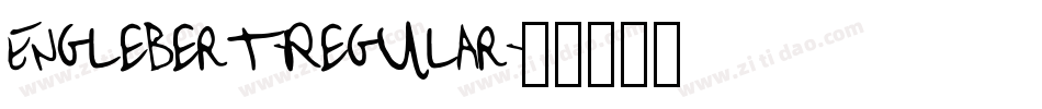 Englebert-Regular字体转换