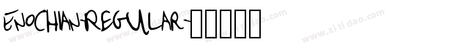 Enochian-Regular字体转换