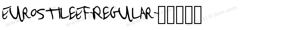 EurostileEF-Regular字体转换