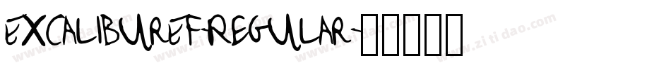 ExcaliburEF-Regular字体转换