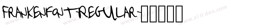 Frankenfont-Regular字体转换