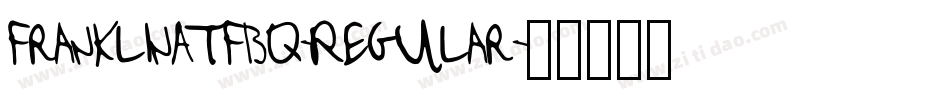 FranklinATFBQ-Regular字体转换