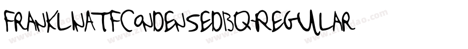 FranklinATFCondensedBQ-Regular字体转换