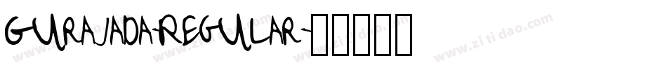 Gurajada-Regular字体转换