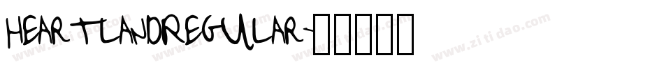 HeartlandRegular字体转换