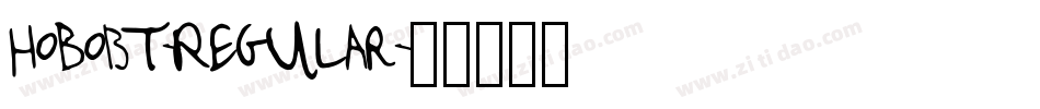HoboBT-Regular字体转换 HoboBT-Regular字体转换