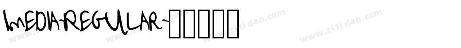 Imedia-Regular字体转换