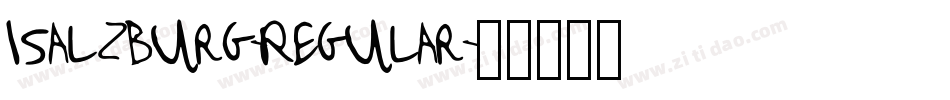 Isalzburg-Regular字体转换 Isalzburg-Regular字体转换