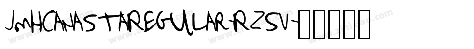 JmhcanastaRegular-Rz5V字体转换