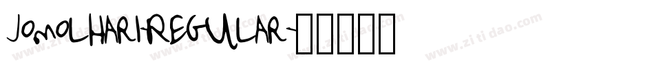 Jomolhari-Regular字体转换