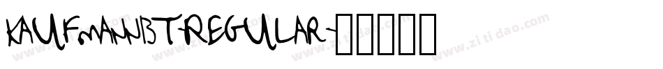 KaufmannBT-Regular字体转换