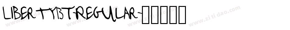 LibertyBT-Regular字体转换