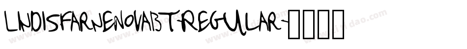 LindisfarneNovaBT-Regular字体转换