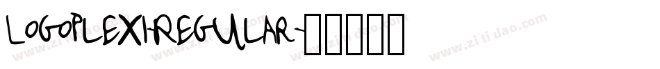 Logoplexi-Regular字体转换