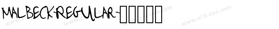 Malbeck-Regular字体转换 Malbeck-Regular字体转换