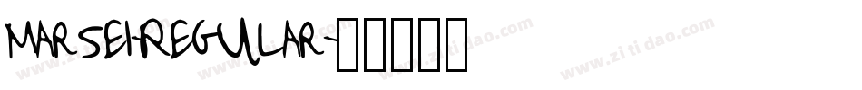 Marsei-Regular字体转换