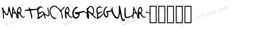 MartenCyrG-Regular字体转换 MartenCyrG-Regular字体转换