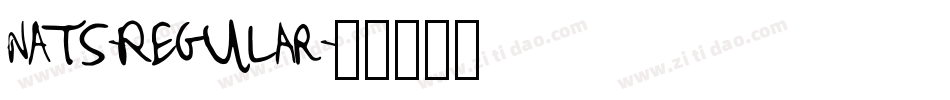 NATS-Regular字体转换