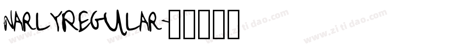 NarlyRegular字体转换