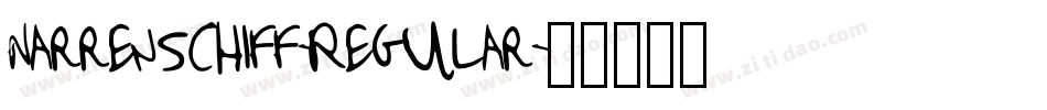 Narrenschiff-Regular字体转换