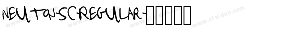 Neuton-SC-Regular字体转换