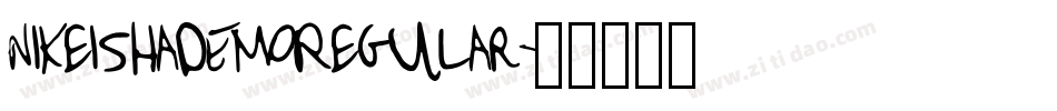NikeishaDEMORegular字体转换